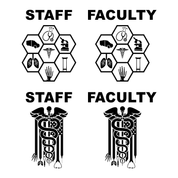 Adult KCC Health Career Division Black Logo T-Shirt