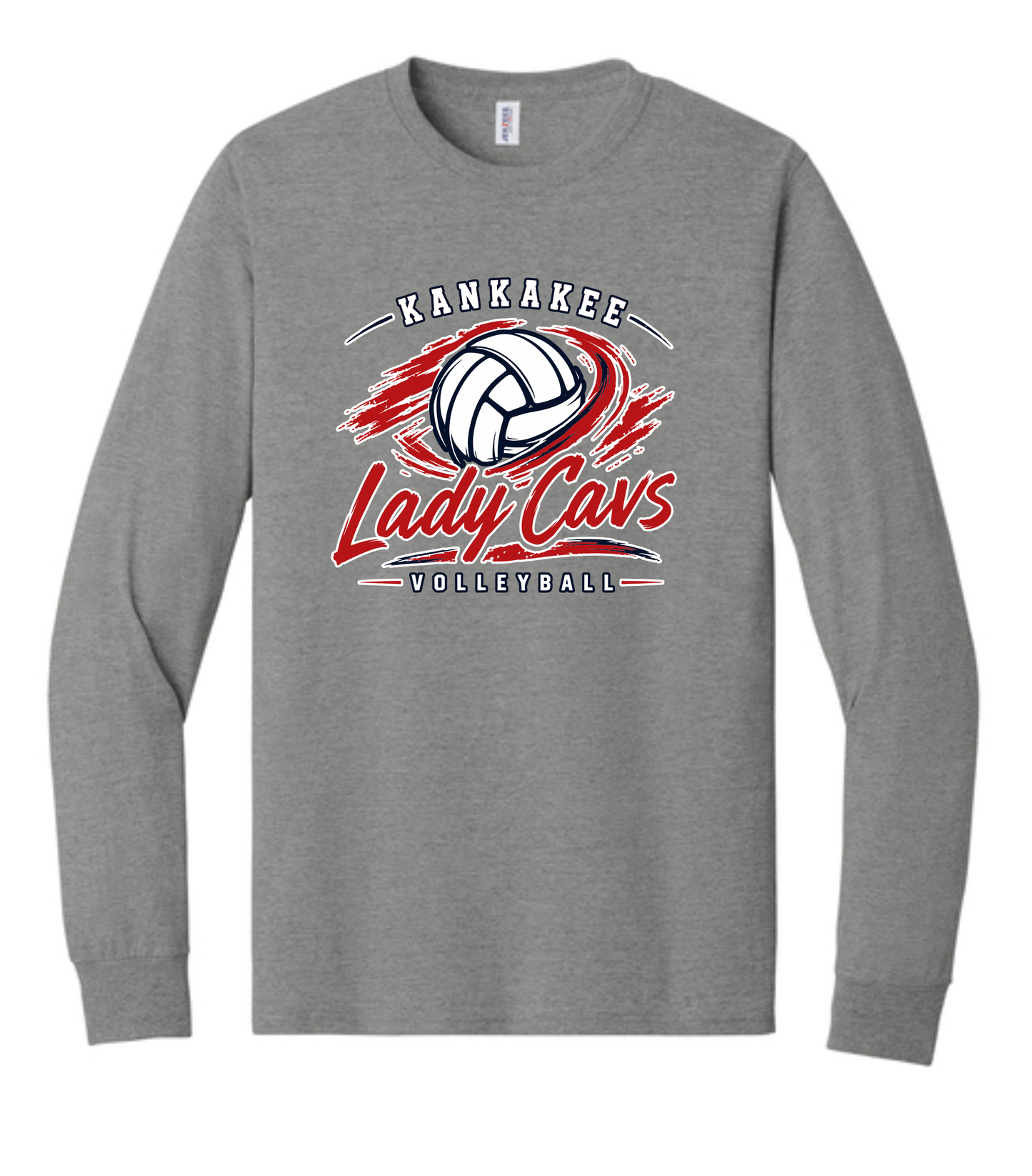 Adult KCC Volleyball Longsleeve T-Shirt Design 2