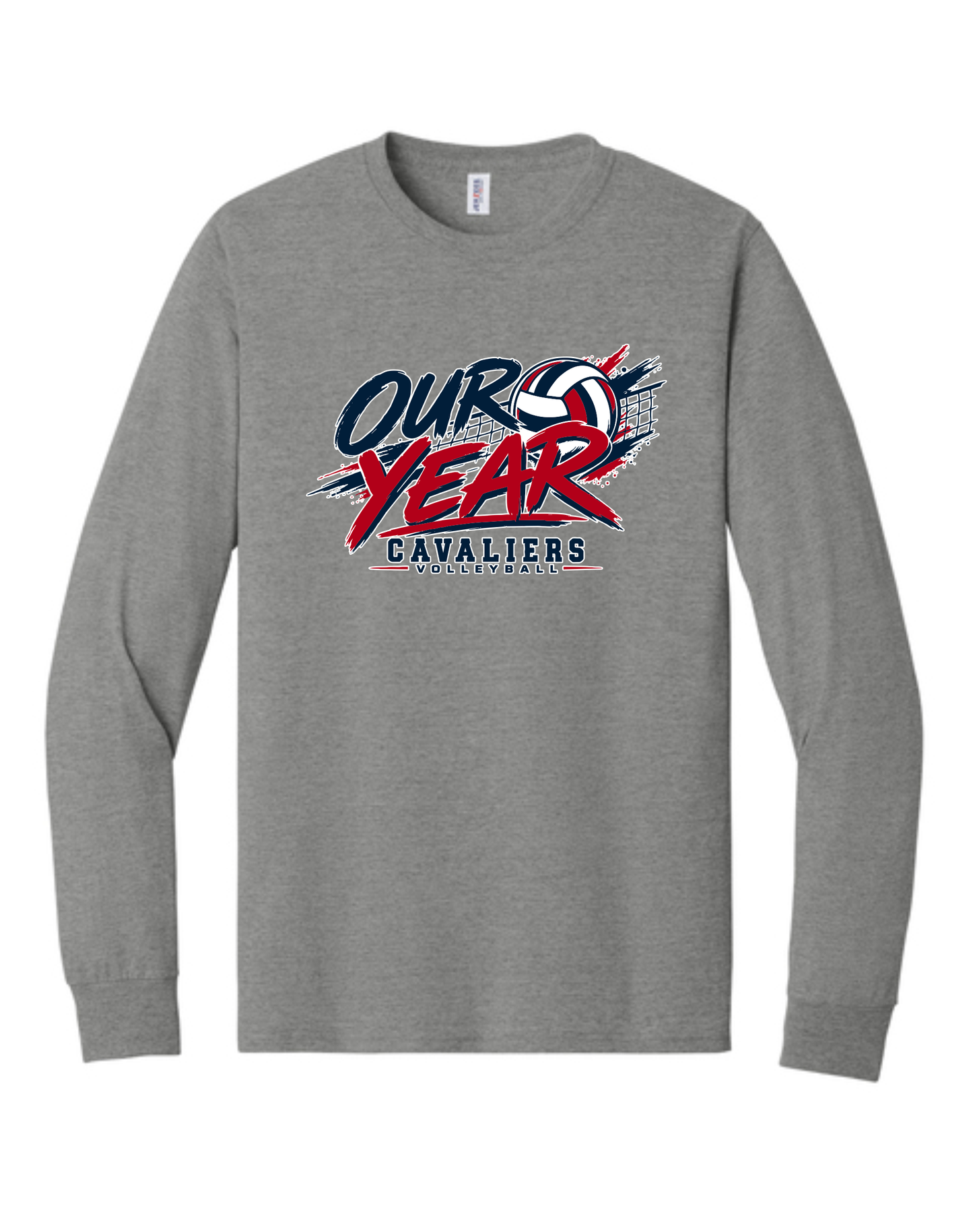 Adult KCC Volleyball Longsleeve T-Shirt Design 3