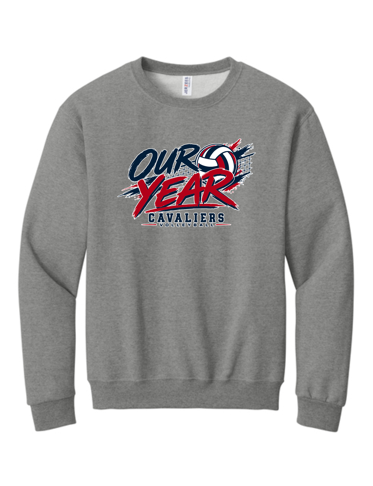 Adult KCC Volleyball Crewneck Sweatshirt Design 3