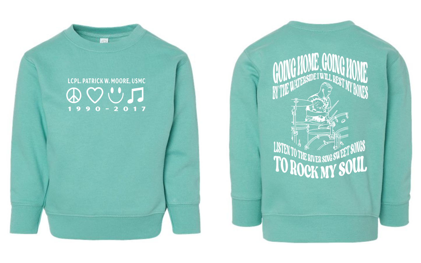 Patrick Moore Memorial 2026 Toddler Crewneck Sweatshirt