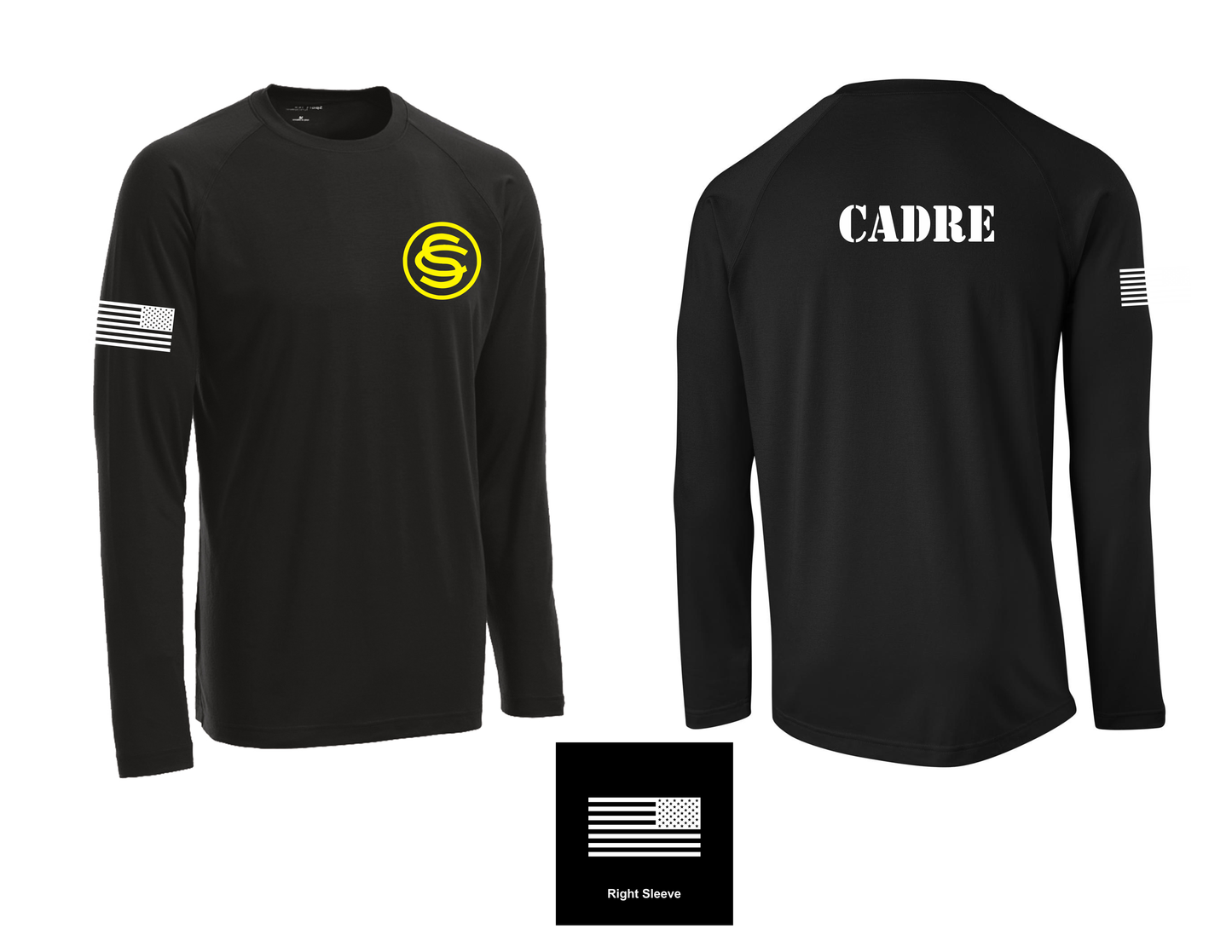 OCS Black Performance Longsleeve T-Shirt