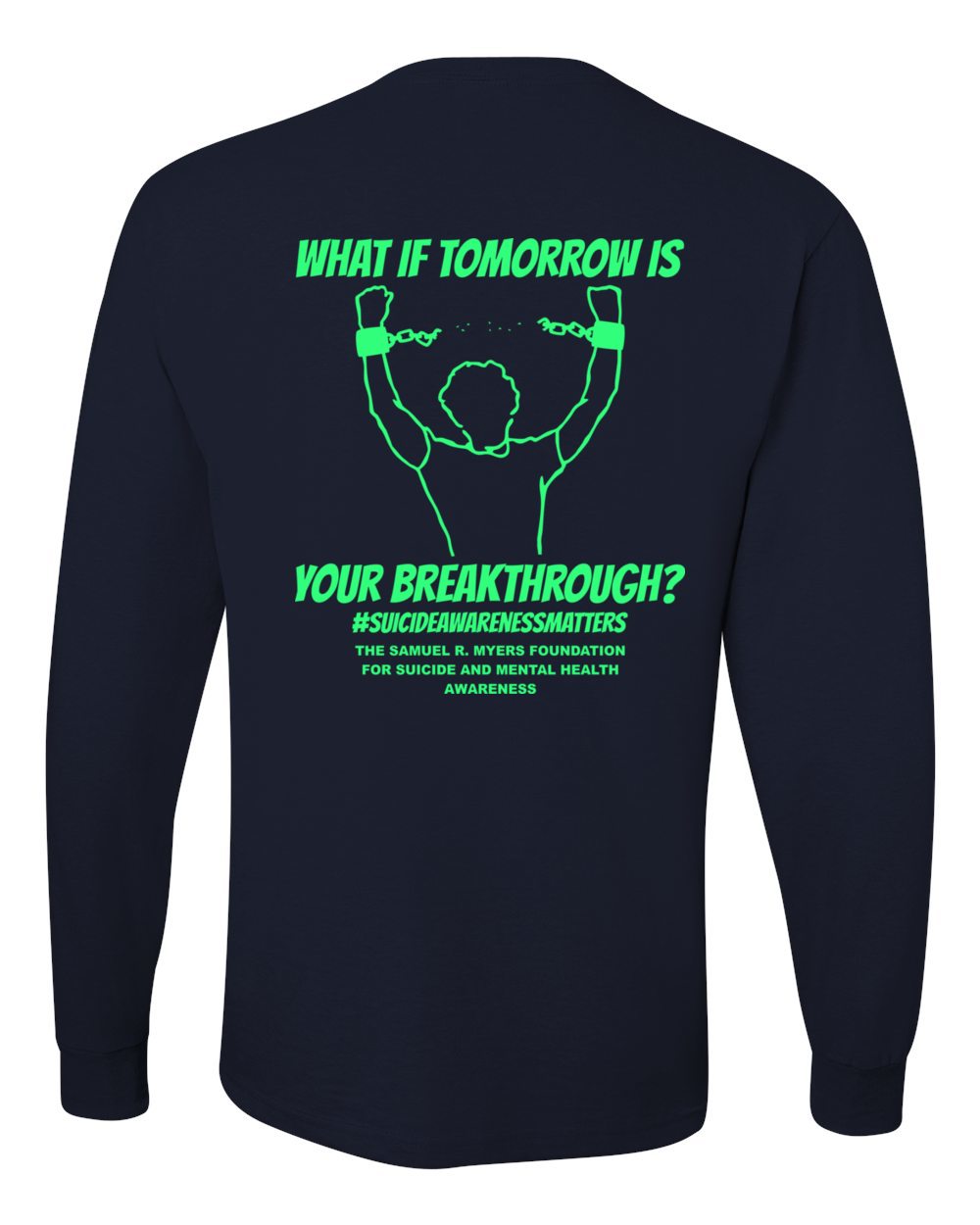 Adult Sam Myers Suicide Awareness 2025 Longsleeve