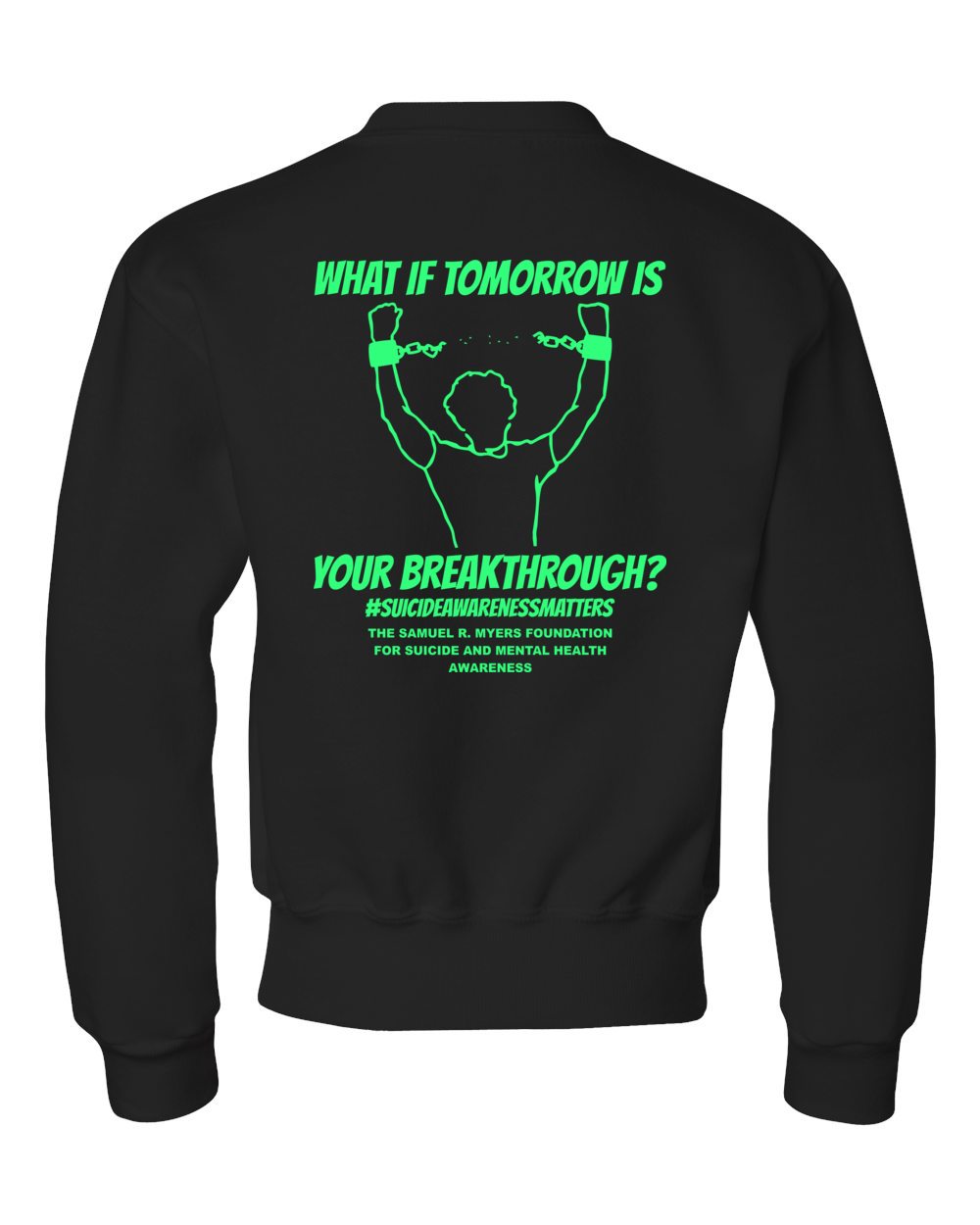 Youth Sam Myers Suicide Awareness 2025 Crewneck