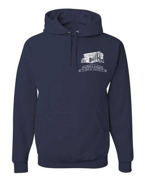 Youth Hooded Sweatshirt with St. Joes Faithful and Grateful Church Logo