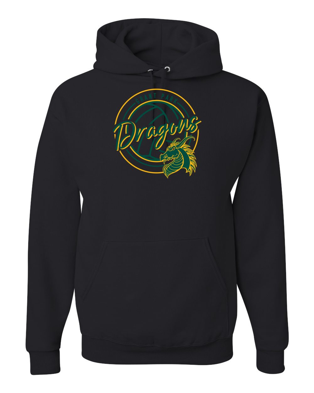 Adult Grant Park Middle School Volleyball 2023 Hoodie
