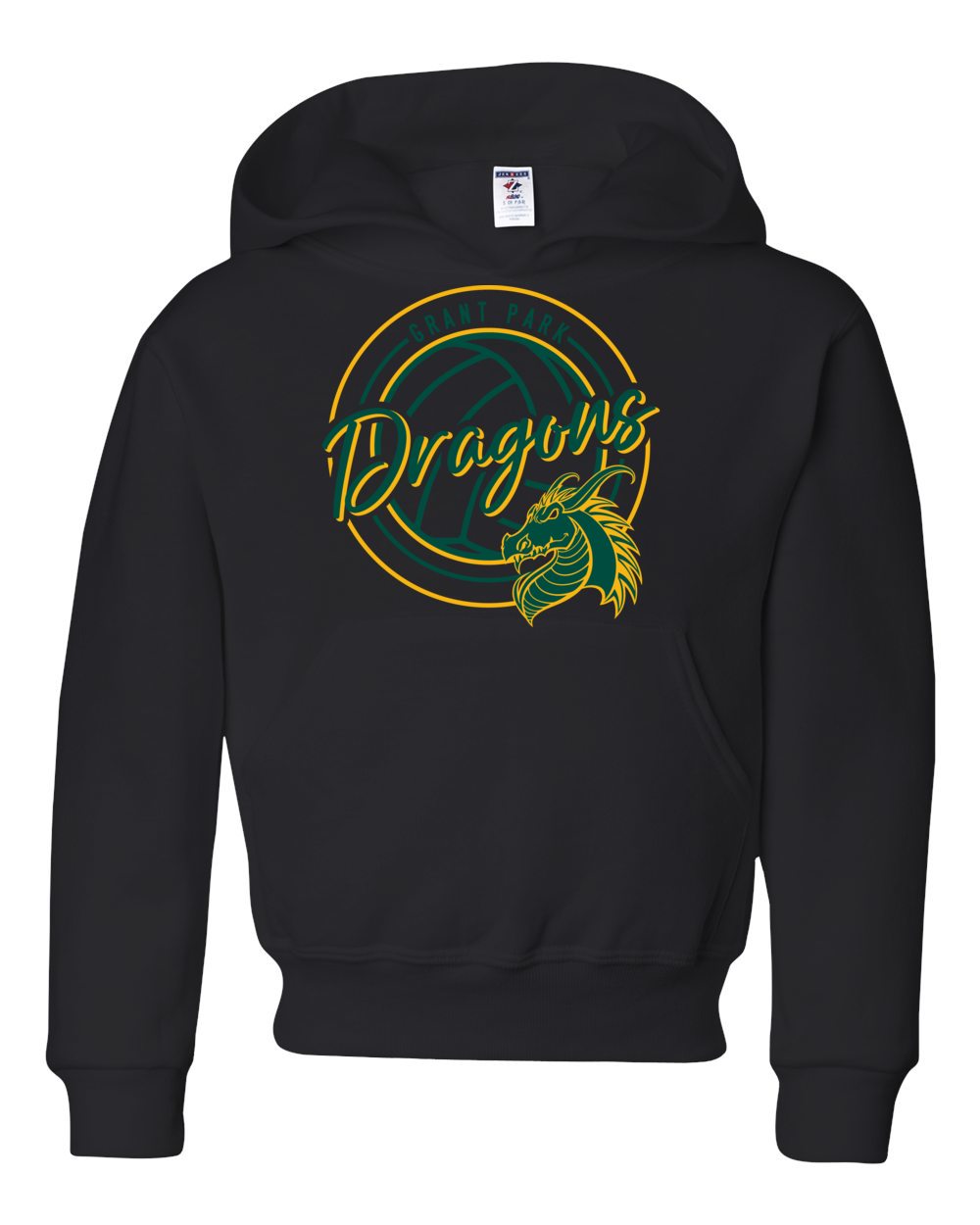 Youth Grant Park Middle School Volleyball 2023 Hoodie