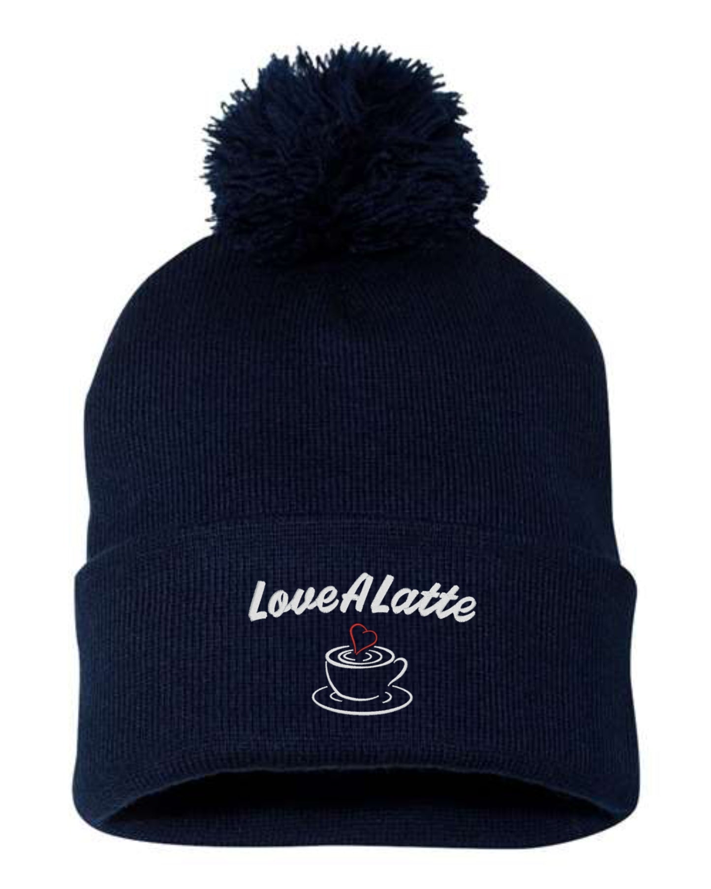 Love A Latte Pom-Pom Beanie