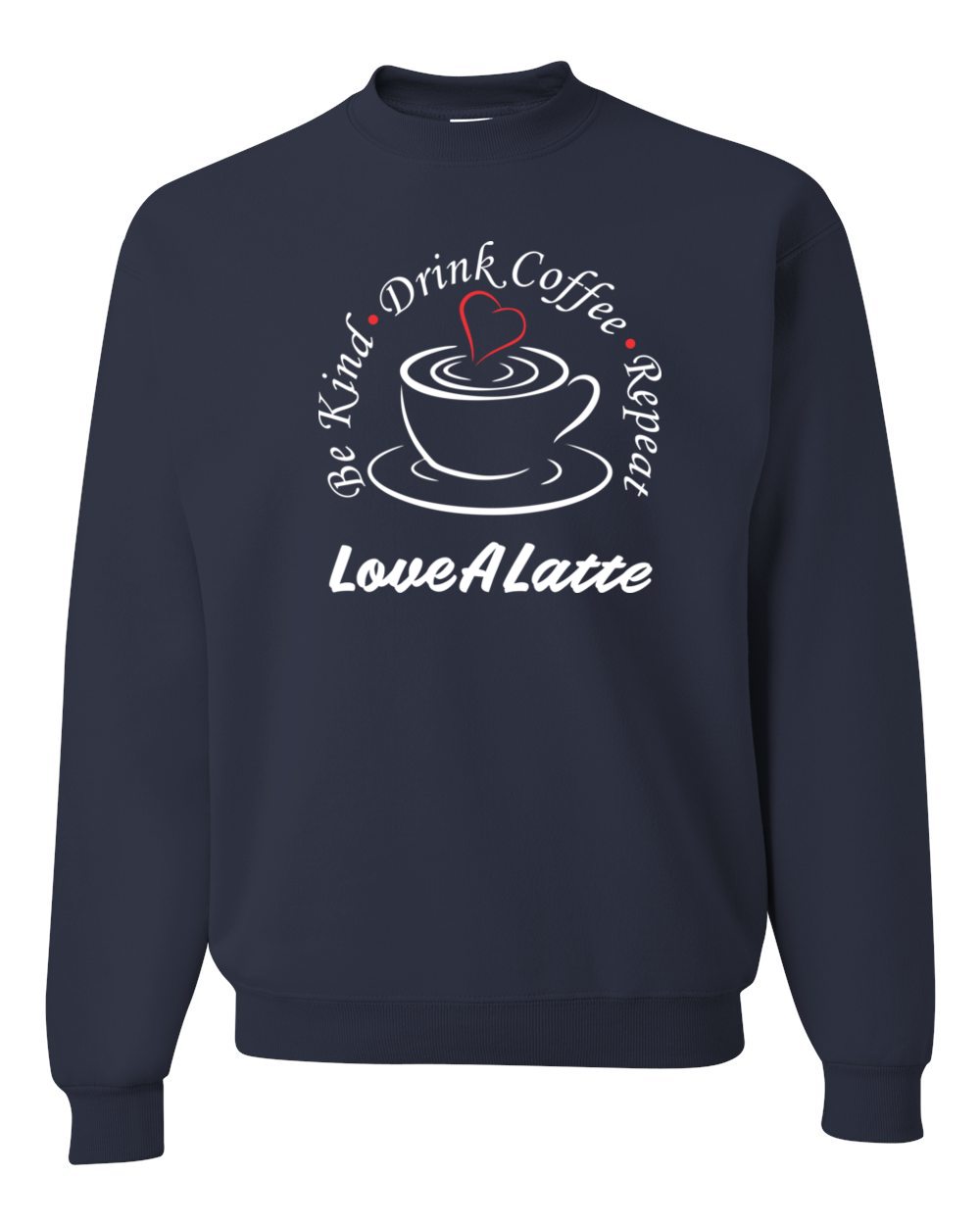 Adult Love A Latte Crewneck