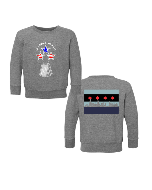 Patrick Moore Memorial 2025 Toddler Crewneck Sweatshirt