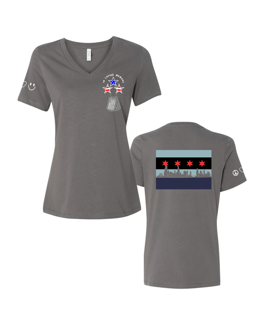 Patrick Moore Memorial 2025 Womens V-Neck T-Shirt