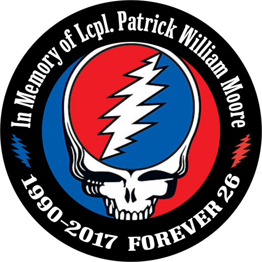 Patrick Moore Memorial Circle Decal