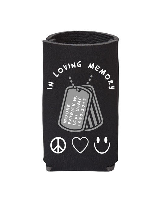 Patrick Moore Memorial 2025 Slim Koozie