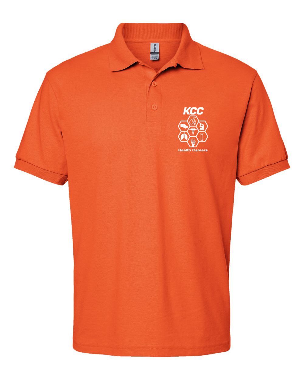 Adult KCC Health Careers Division Unisex Polo
