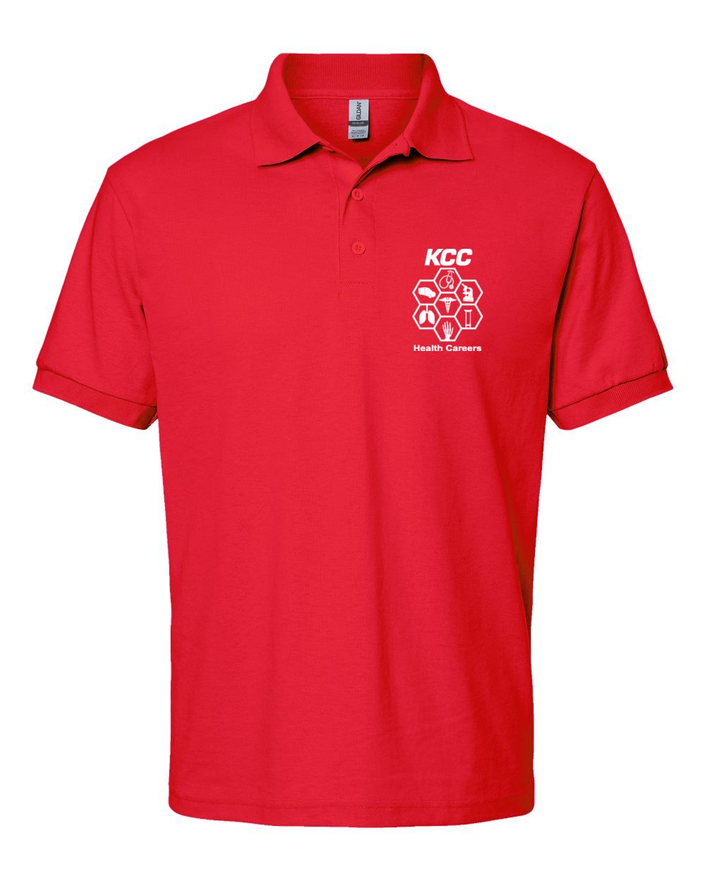 Adult KCC Health Careers Division Unisex Polo