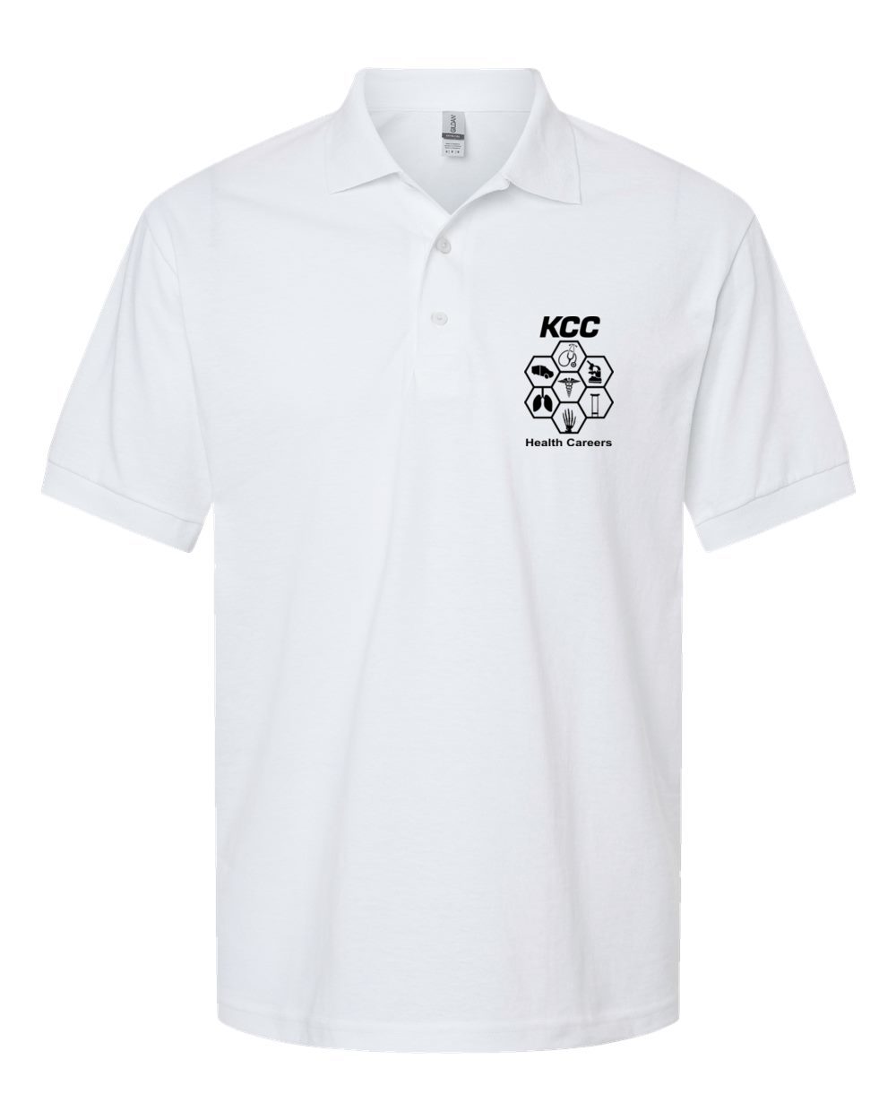 Adult KCC Health Careers Division Unisex Polo
