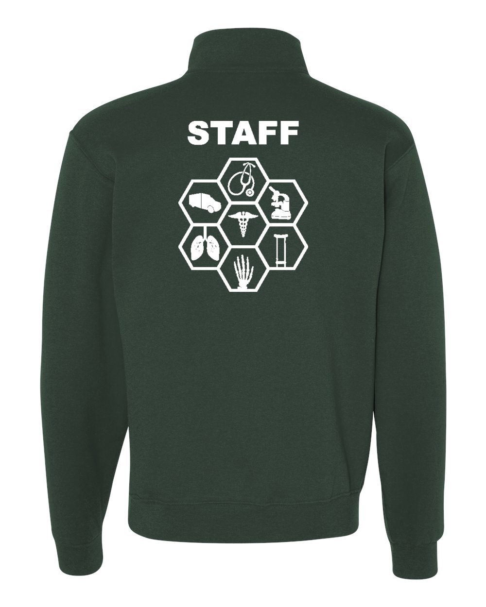 Adult KCC Health Careers Unisex Quarter Zip