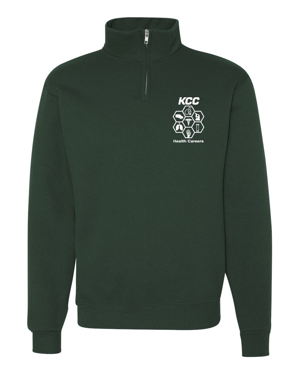 Adult KCC Health Careers Unisex Quarter Zip