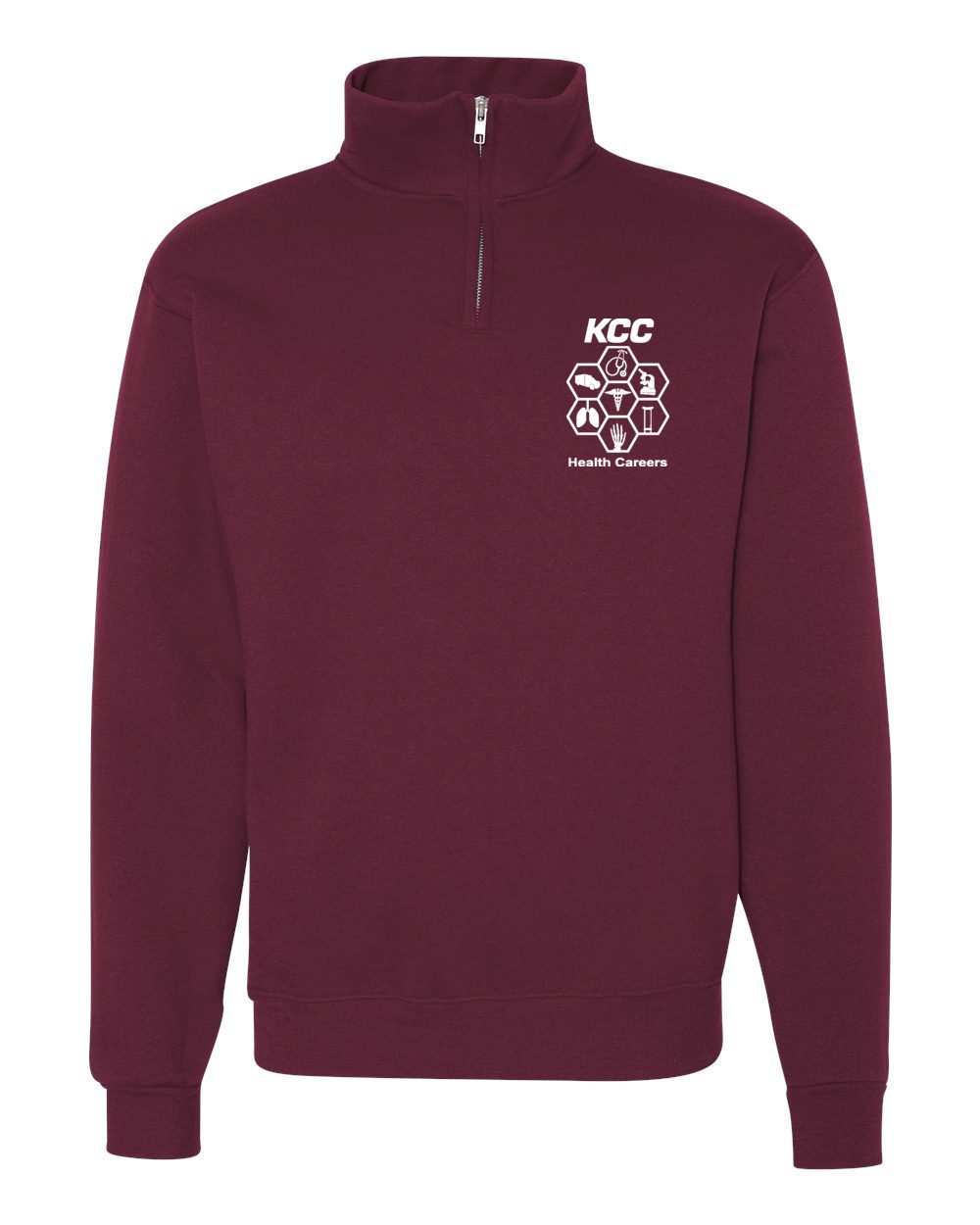 Adult KCC Health Careers Unisex Quarter Zip