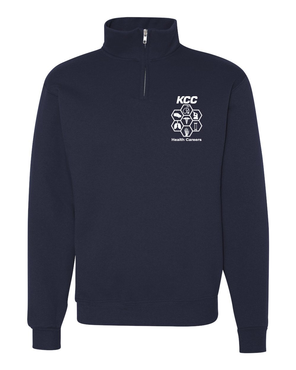 Adult KCC Health Careers Unisex Quarter Zip