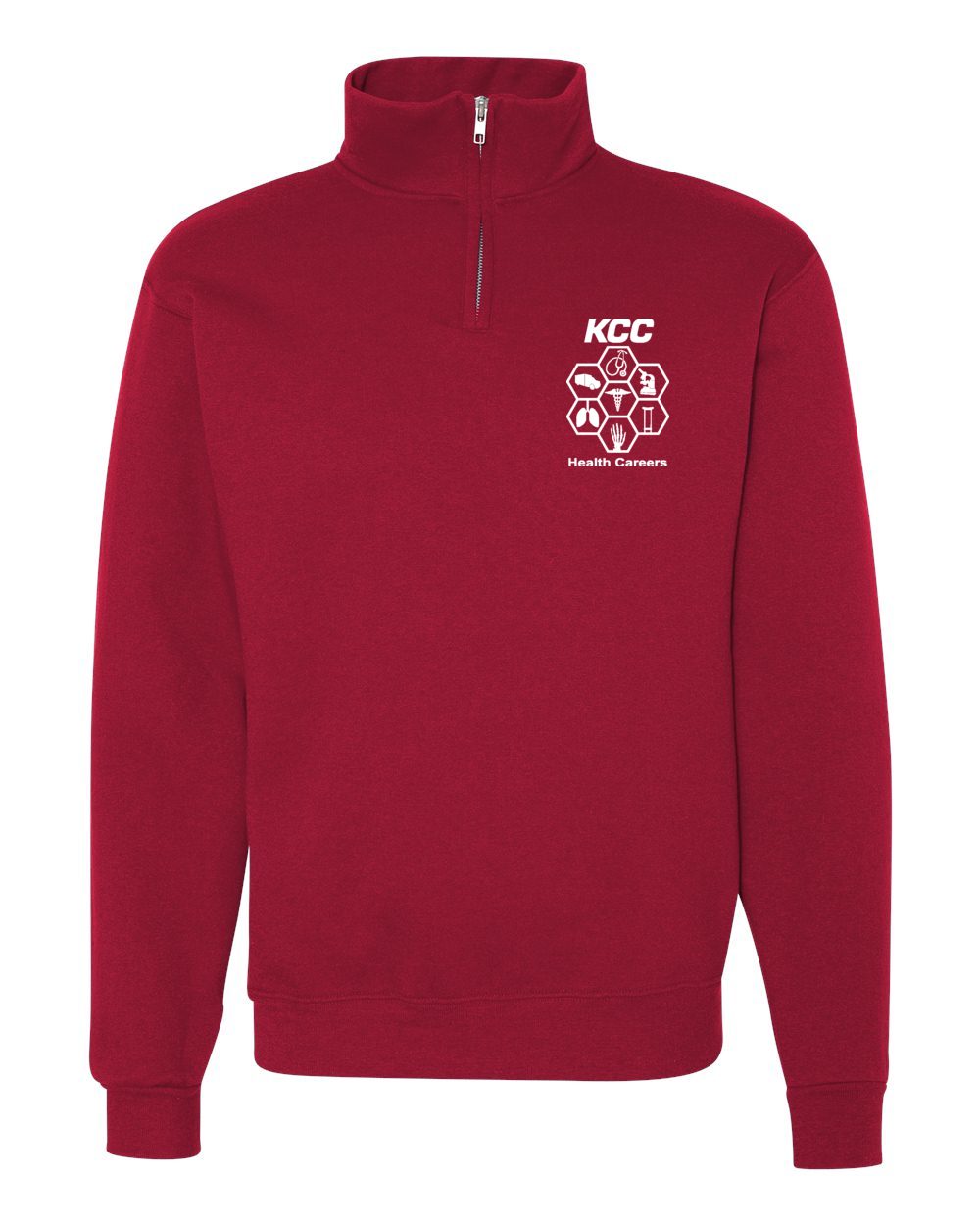Adult KCC Health Careers Unisex Quarter Zip