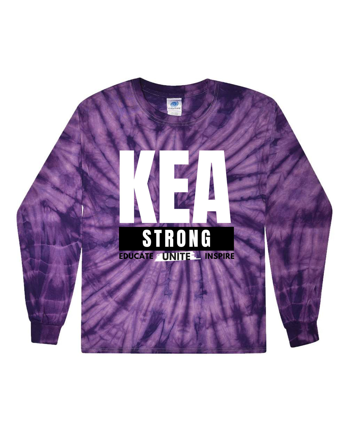 Kirby KEA Tie-Dyed Purple Longsleeve T-Shirt