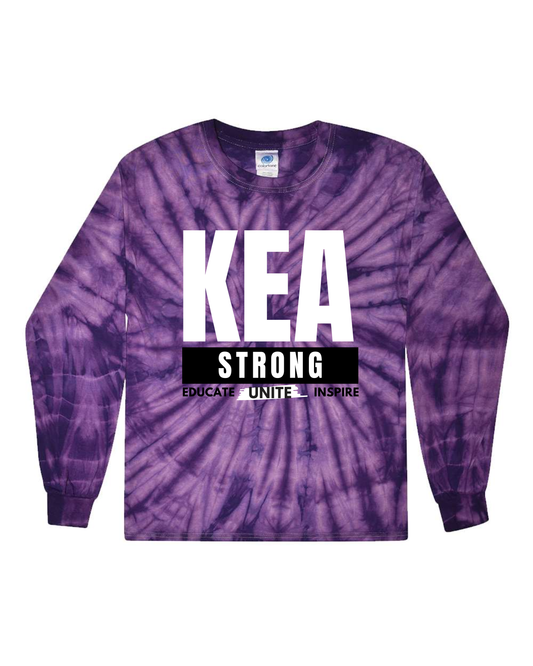 Kirby KEA Tie-Dyed Purple Longsleeve T-Shirt
