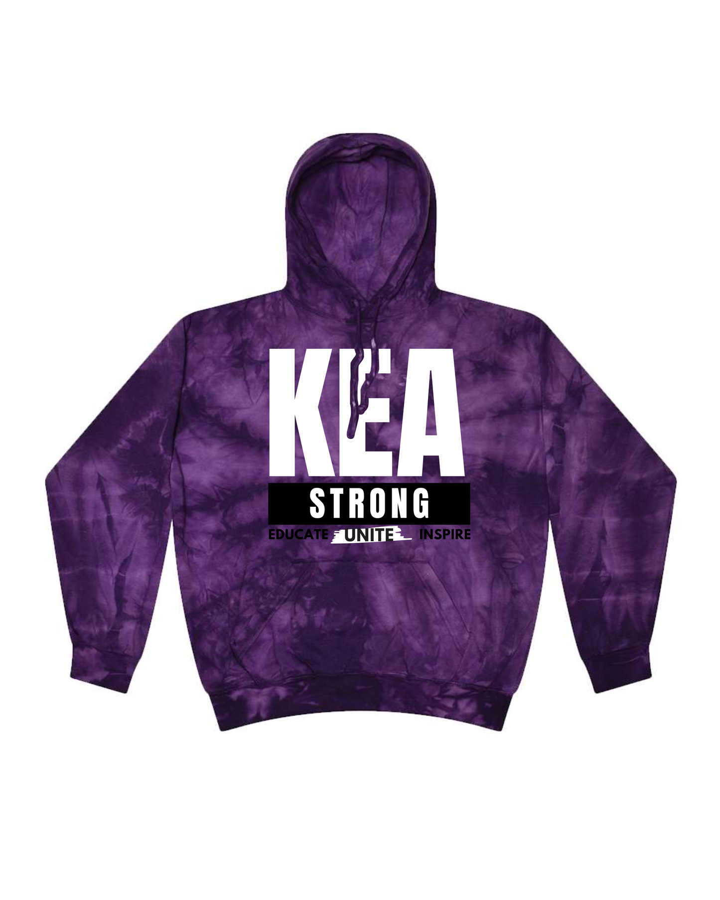 Kirby KEA Tie Dyed Purple Hooded Sweatshirt