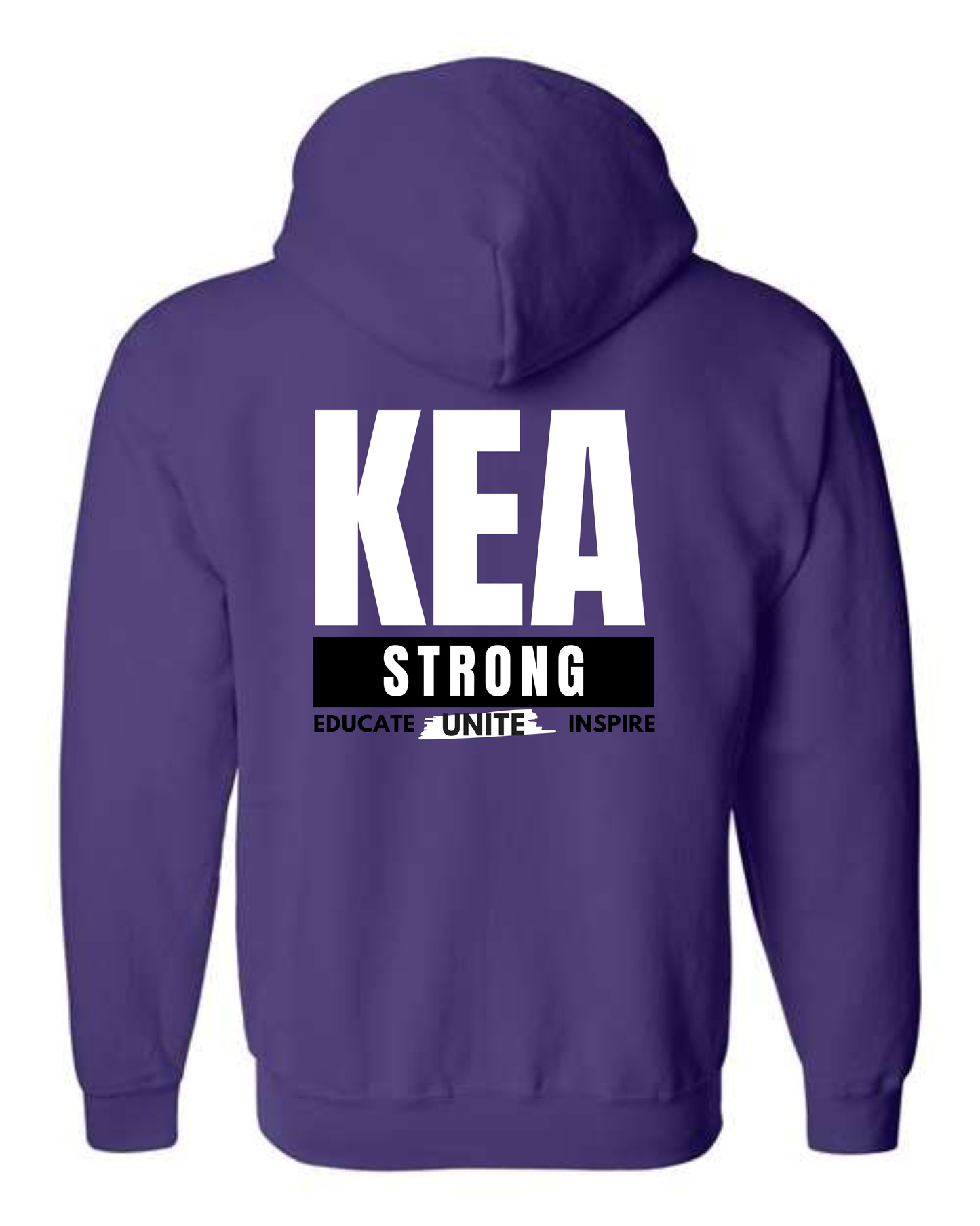 Kirby KEA Purple Full Zip Hooded Sweatshirt