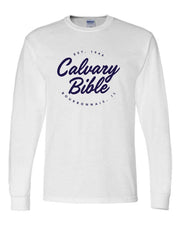 Adult Calvary Bible Church Circle Logo Longsleeve