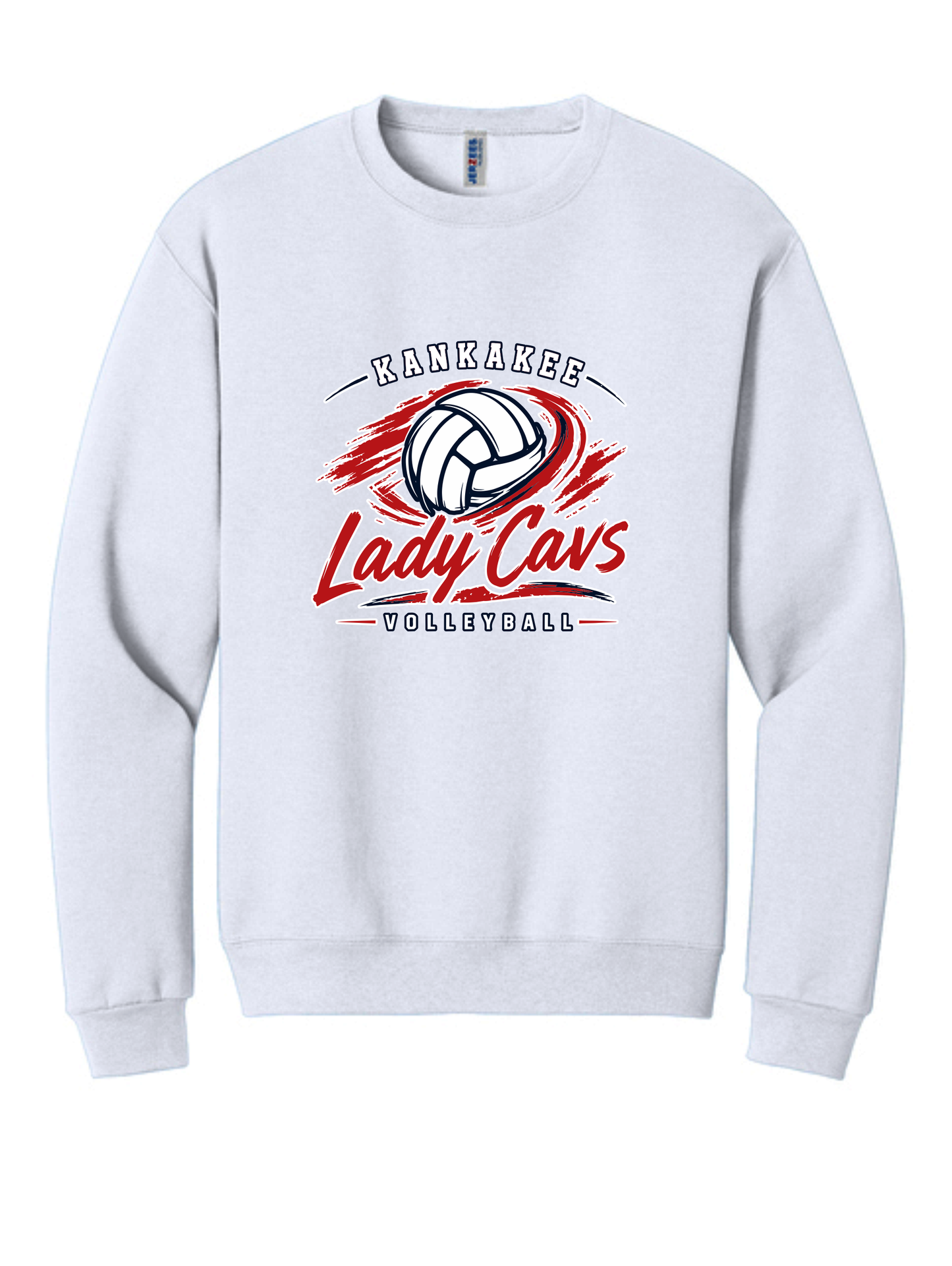 Adult KCC Volleyball Crewneck Sweatshirt Design 2