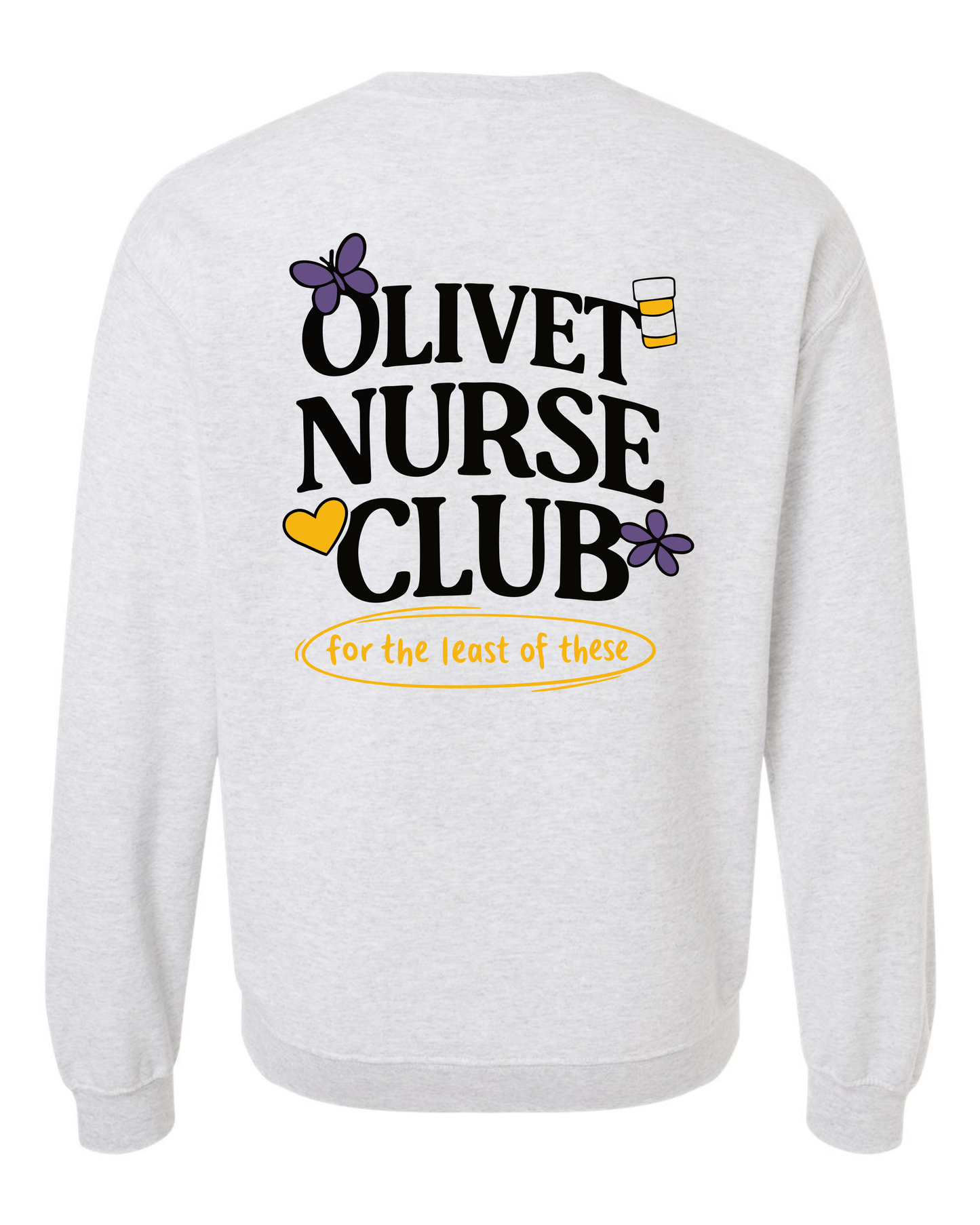 ONU Nursing Nurse Club Logo Crewneck Sweatshirt