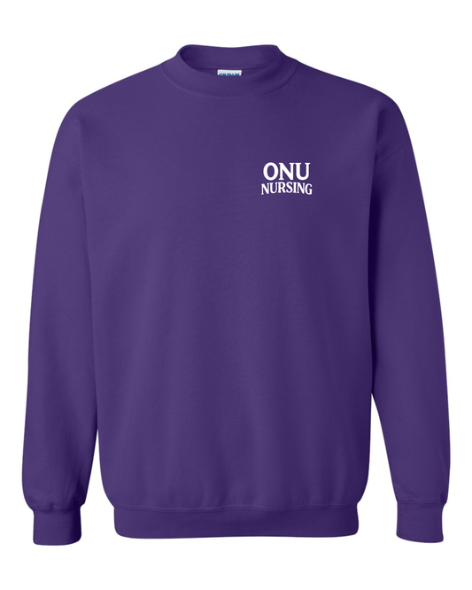 ONU Nursing Arched Logo Crewneck Sweatshirt