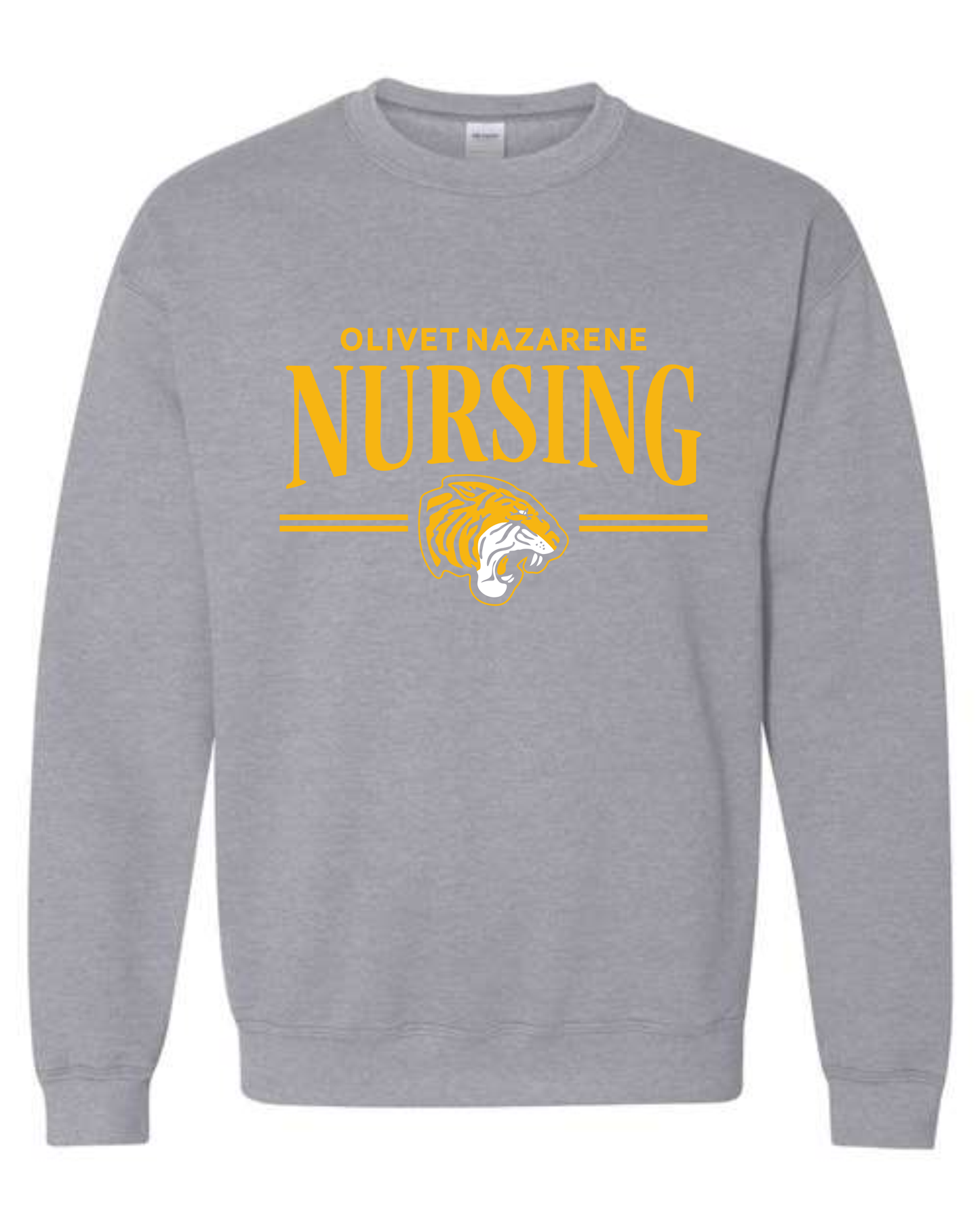 ONU Nursing Tiger Logo Crewneck Sweatshirt