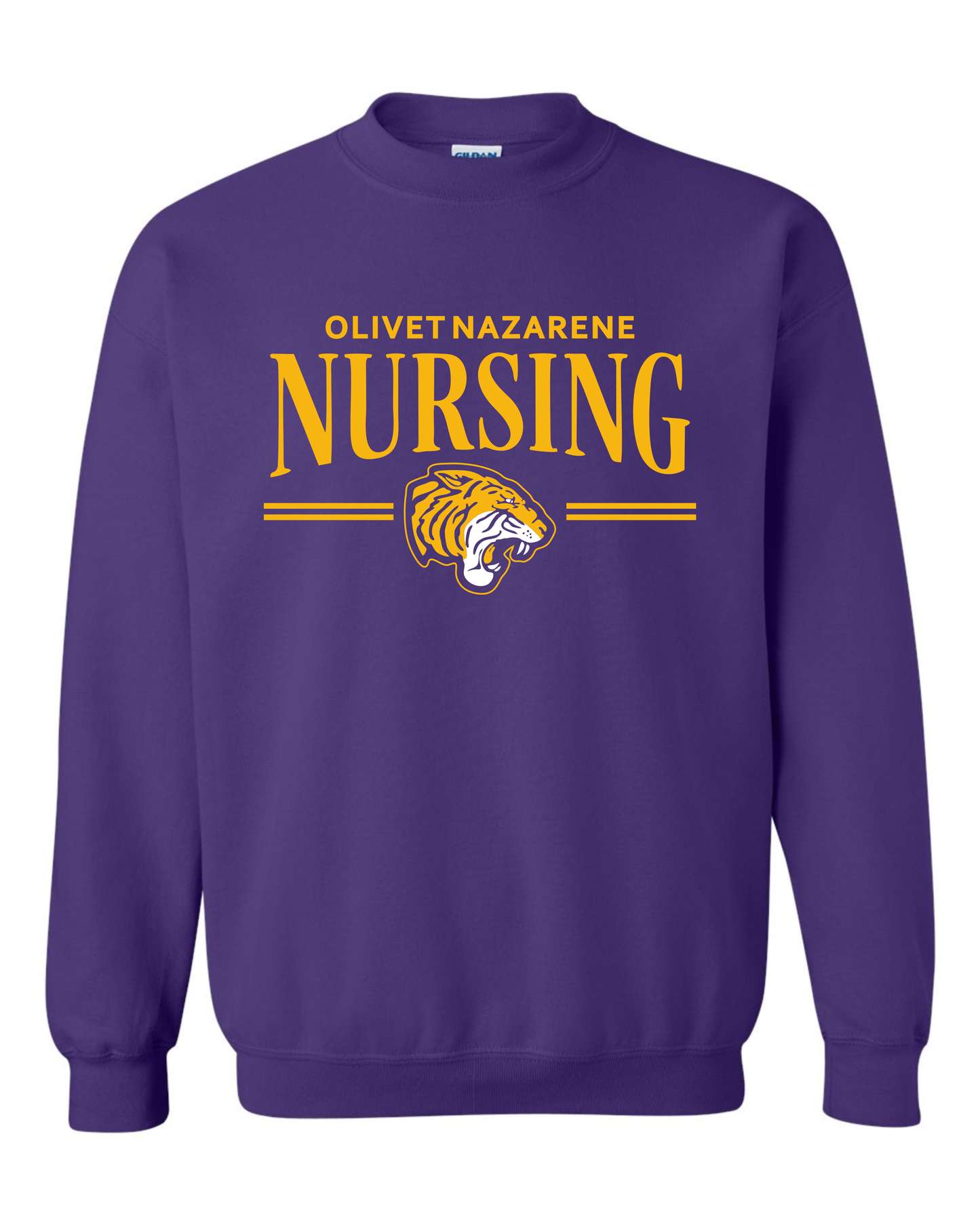 ONU Nursing Tiger Logo Crewneck Sweatshirt