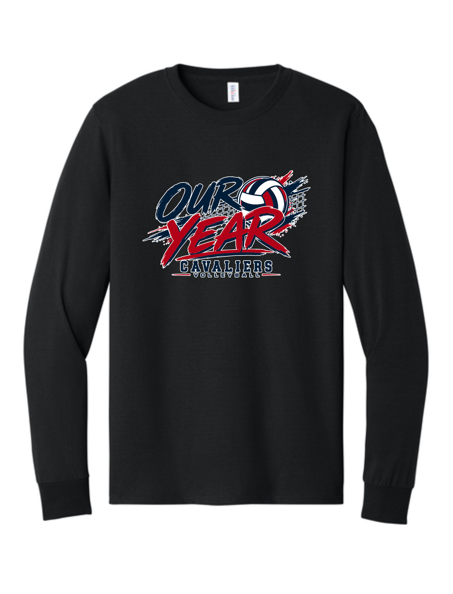 Adult KCC Volleyball Longsleeve T-Shirt Design 3