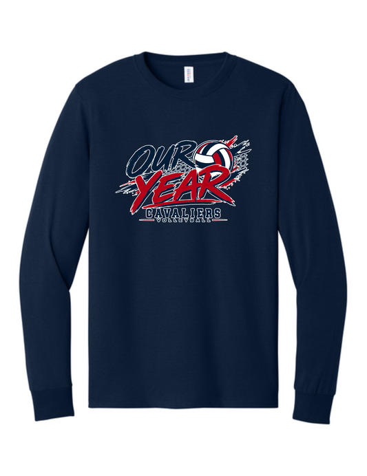 Adult KCC Volleyball Longsleeve T-Shirt Design 3