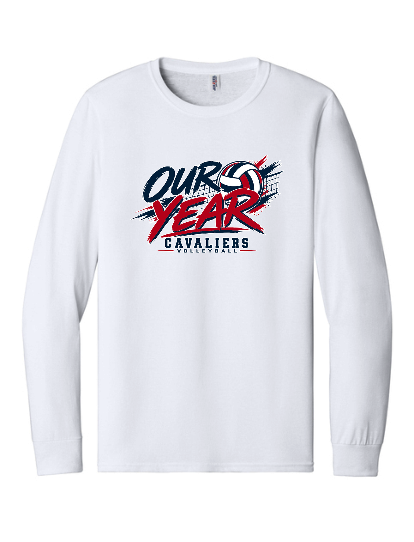 Adult KCC Volleyball Longsleeve T-Shirt Design 3