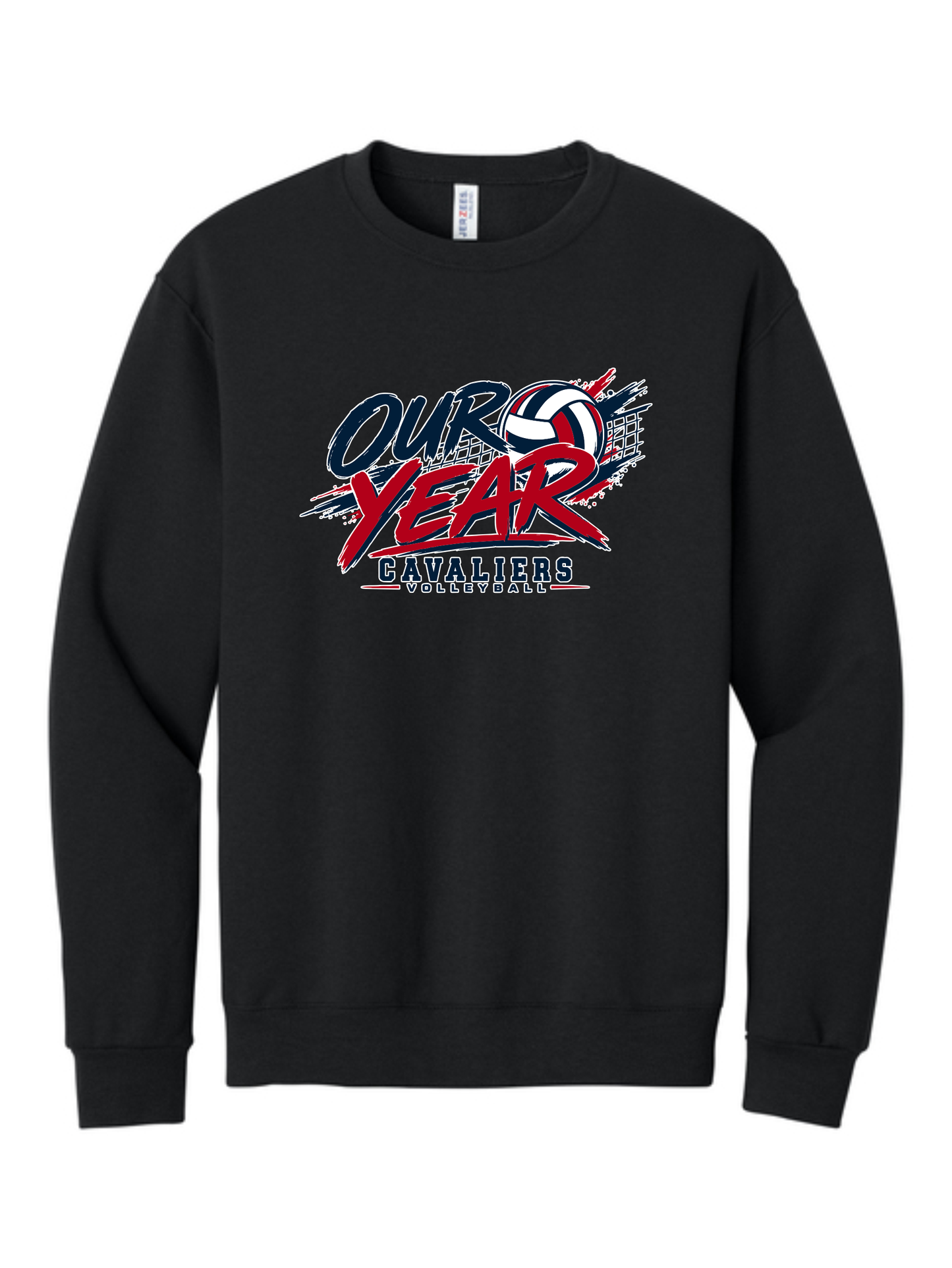 Adult KCC Volleyball Crewneck Sweatshirt Design 3