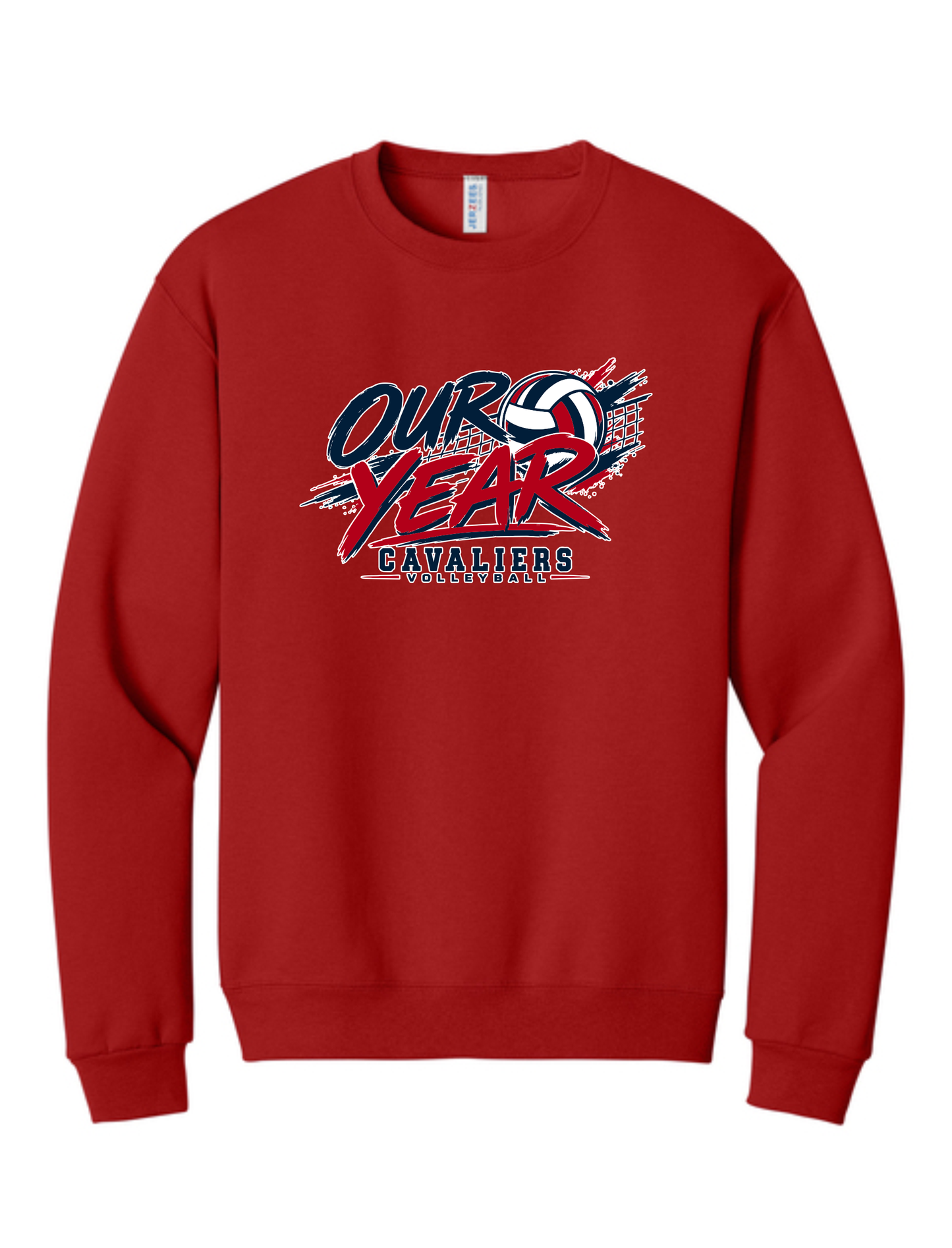 Adult KCC Volleyball Crewneck Sweatshirt Design 3