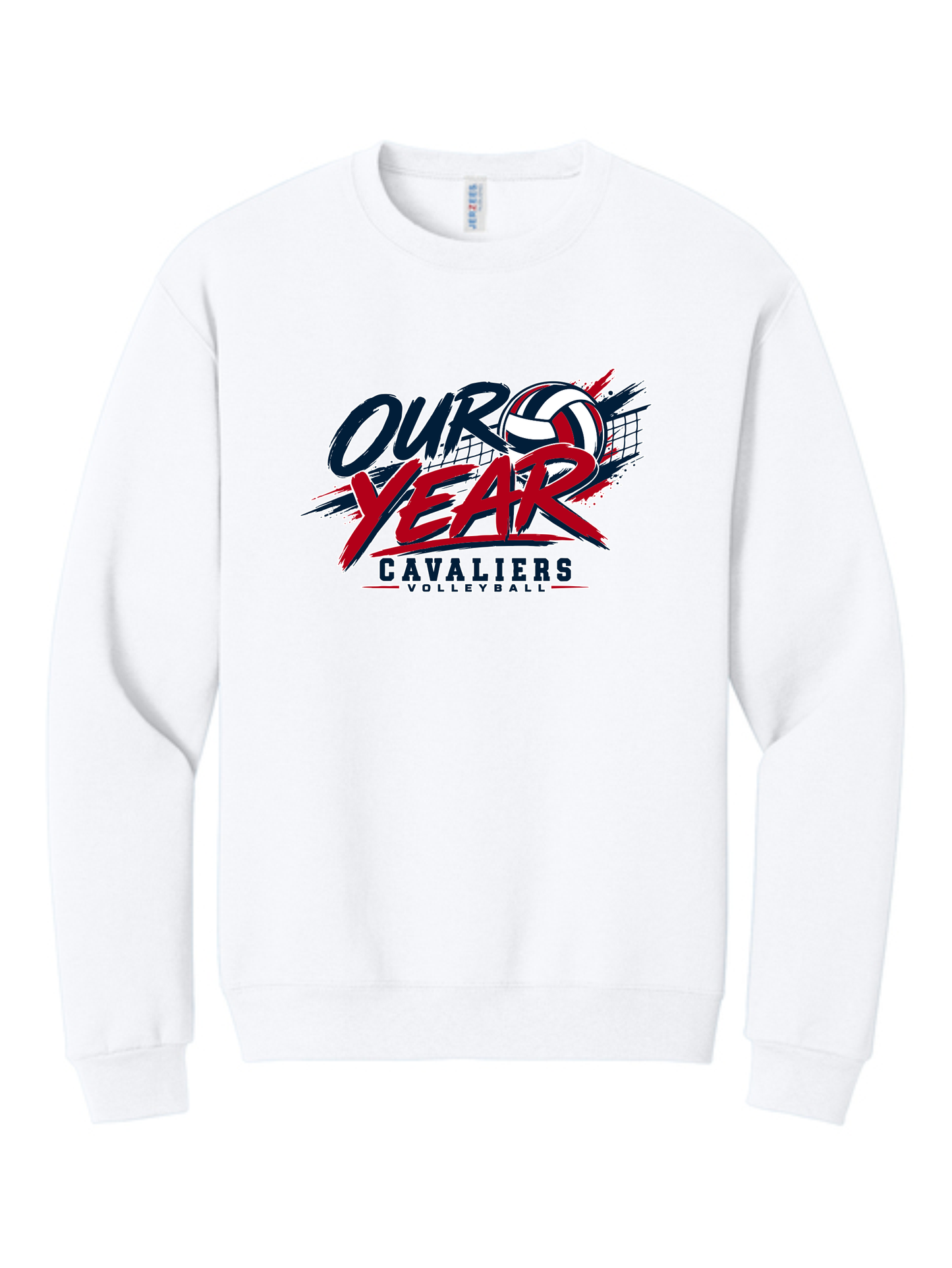 Adult KCC Volleyball Crewneck Sweatshirt Design 3