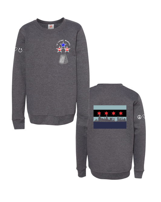 Patrick Moore Memorial 2025 Youth Crewneck Sweatshirt