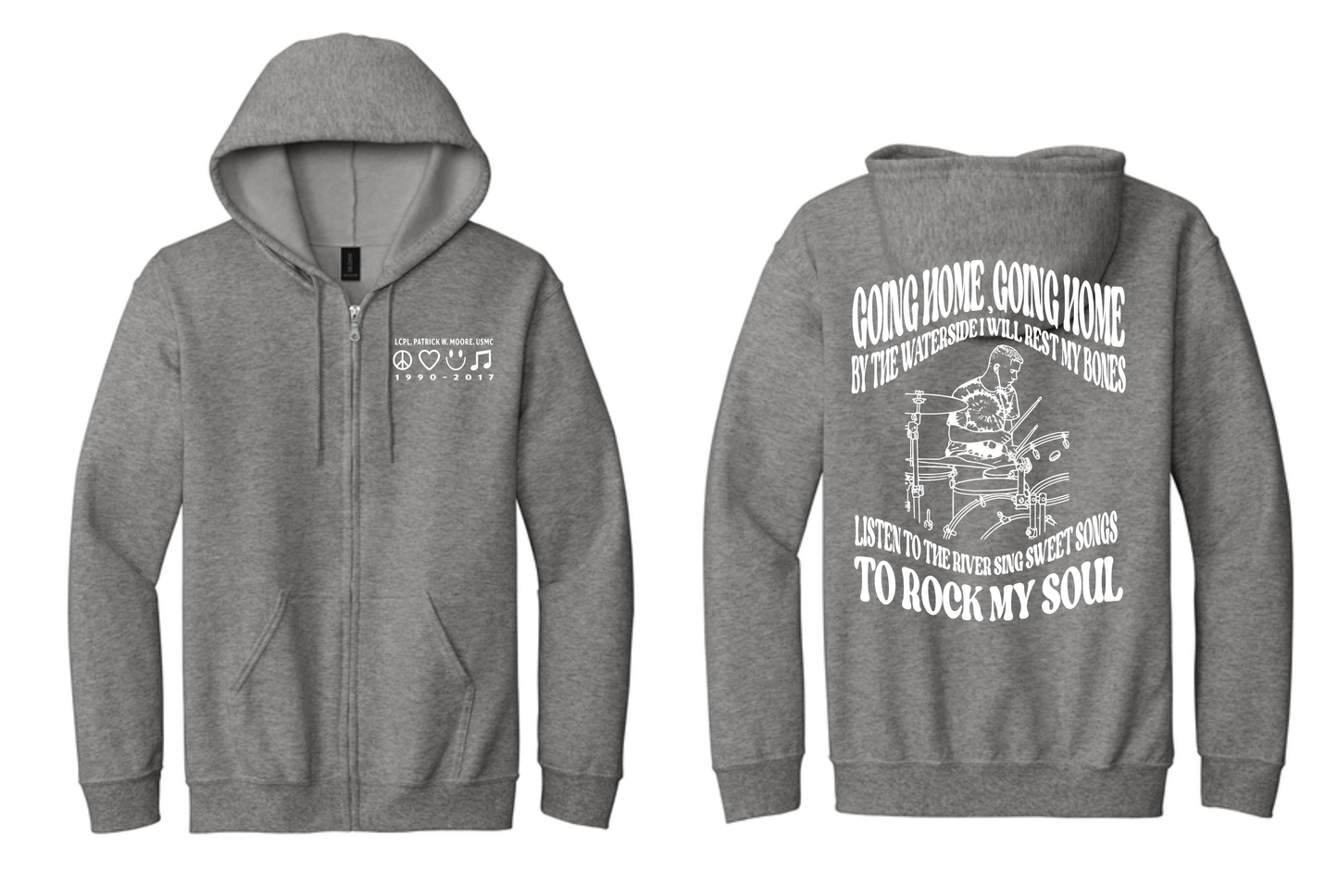 Patrick Moore Memorial 2026 Full Zip Hooded Sweatshirt