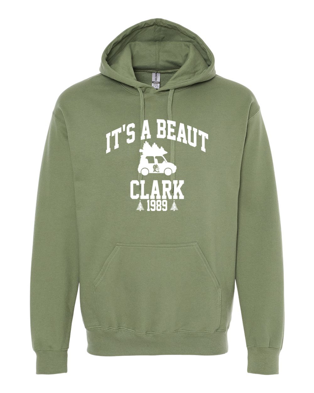Adult Peotone 2025 Holiday Apparel It's A Beaut Clark Hooded Sweatshirt