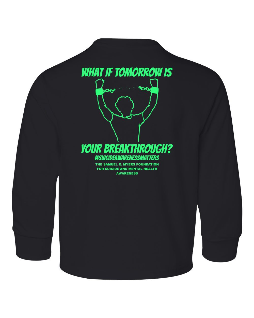 Youth Sam Myers Suicide Awareness 2025 Longsleeve