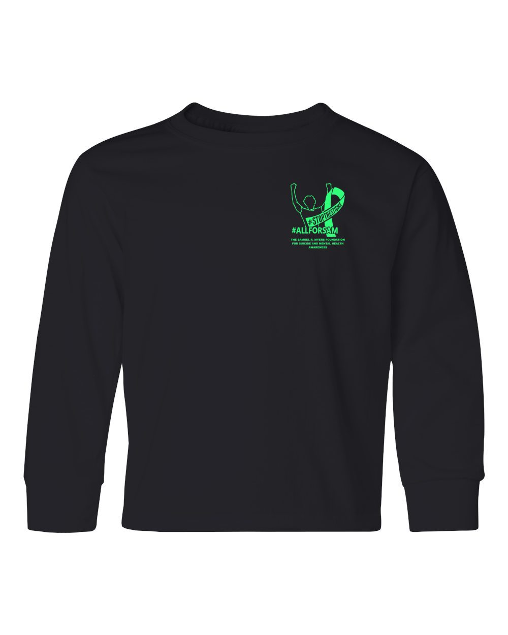 Youth Sam Myers Suicide Awareness 2025 Longsleeve