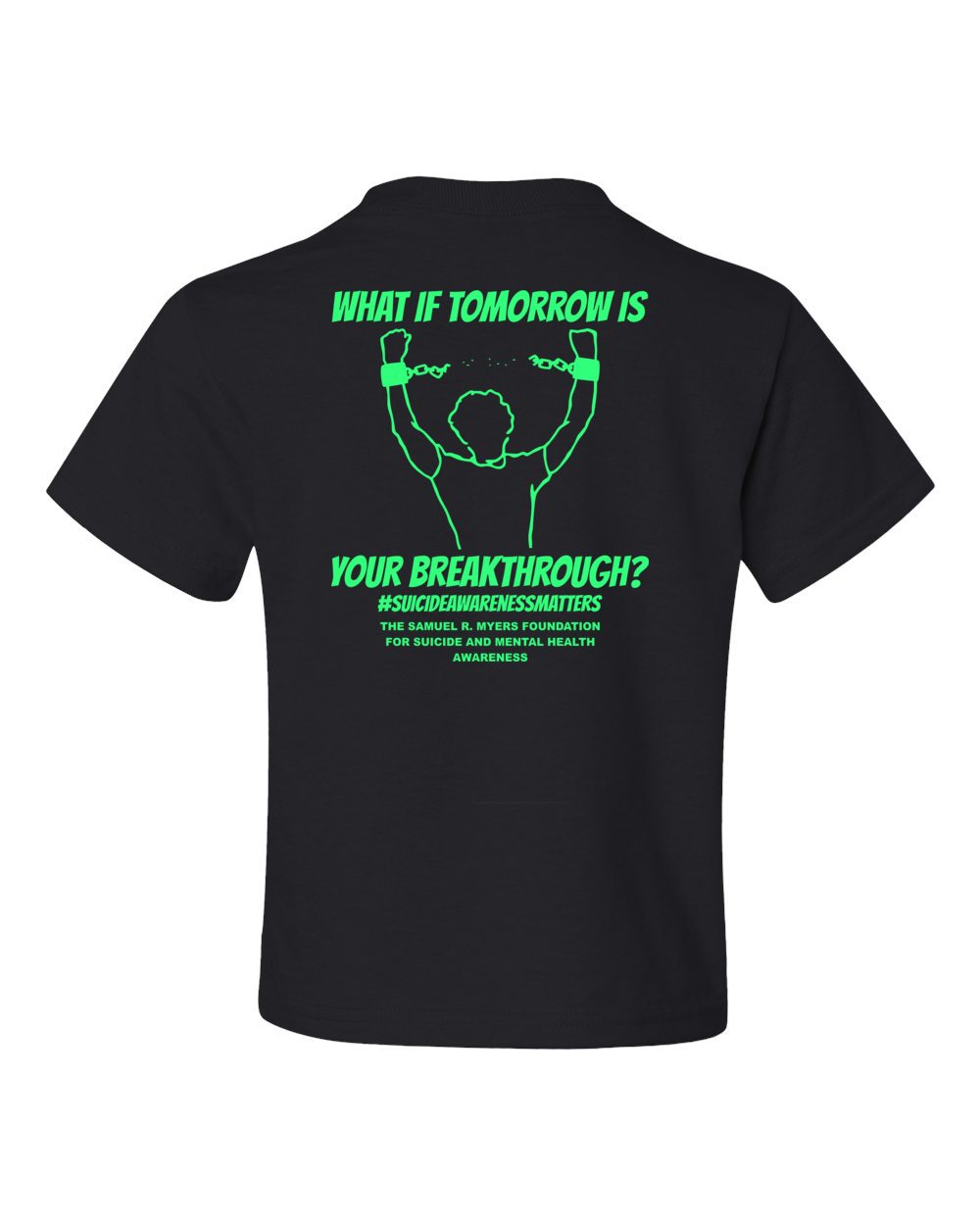 Youth Sam Myers Suicide Awareness 2025 T-Shirt
