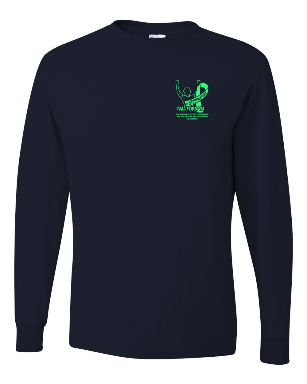 Adult Sam Myers Suicide Awareness 2025 Longsleeve