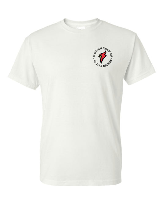 Adult St Christina 40 Year Class Reunion T-Shirt
