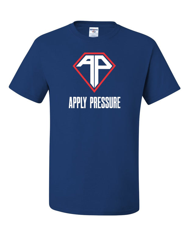 Adult Apply Pressure Fourth Of July T-Shirt